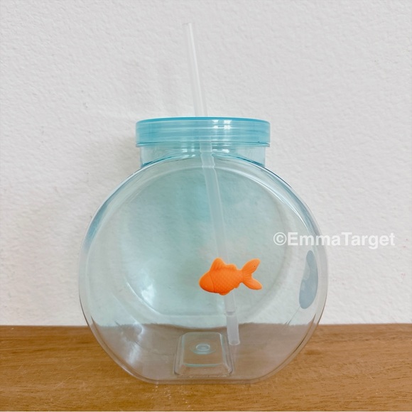 Target Kitchen Target Bullseye Playground Spring Blue Fishbowl Cup